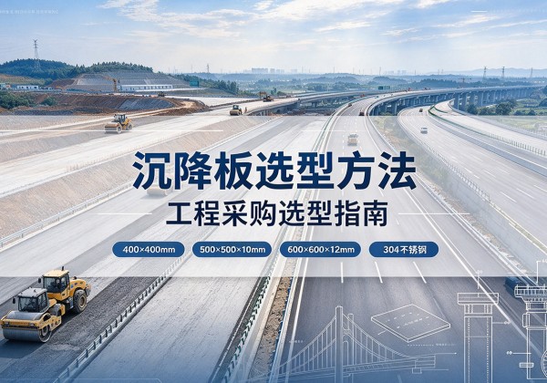 方城沉降板选择方法